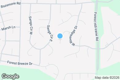 Map image of the property - 8866 Forest Ridge Cove