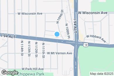 Map image of the property - 10900 W Bluemound Rd