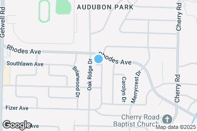 Map image of the property - 1241 Broadmoor St