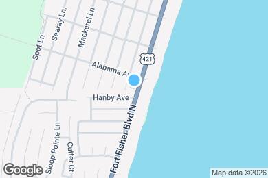Map image of the property - 1207 Fort Fisher Blvd N