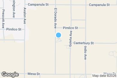 Map image of the property - 3883 El Dorado Ave