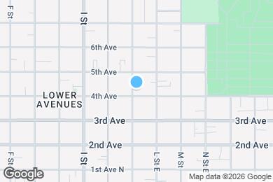 Map image of the property - 202 K St