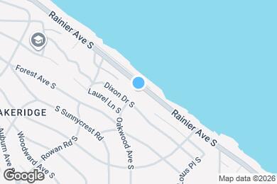 Map image of the property - 10679 Rainier Ave S