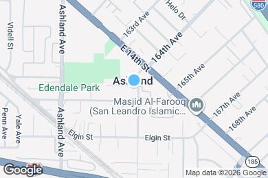 Map image of the property - 1195 Santa Ana St
