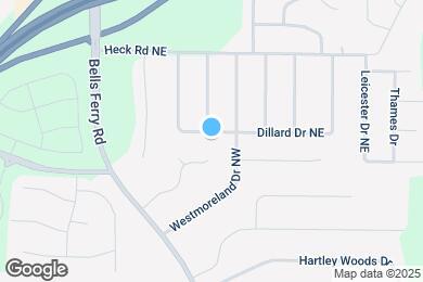 Map image of the property - 140 Dillard Dr NE
