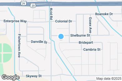 Map image of the property - 11934 Edgemoor St
