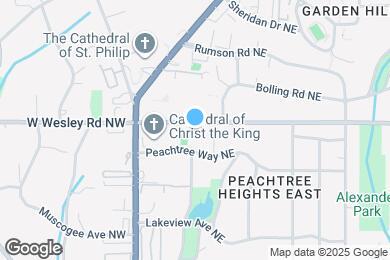 Map image of the property - 75 E Wesley Rd NE