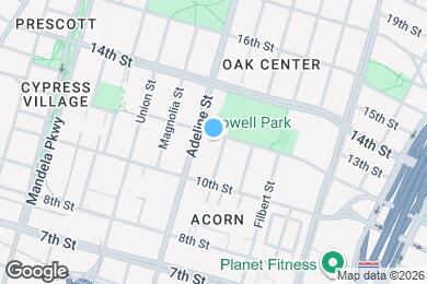 Map image of the property - 1121 12th St