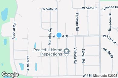 Map image of the property - 3377 W 52nd St