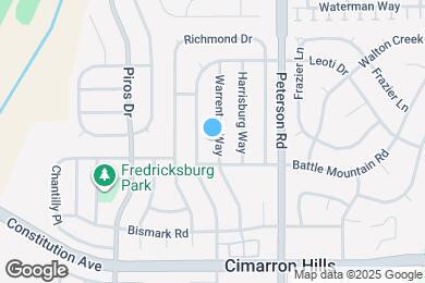 Map image of the property - 2840 Warrenton Way