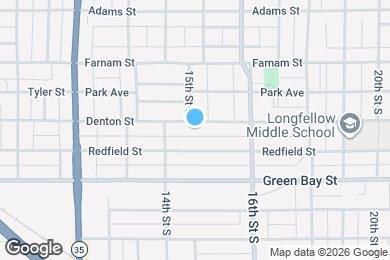 Map image of the property - 1528 Denton St