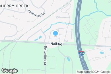 Map image of the property - Hidden Creek Apartments