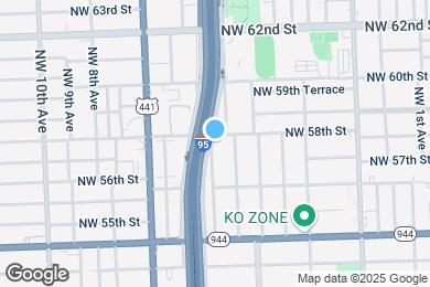 Map image of the property - 5751 NW 6th Ave