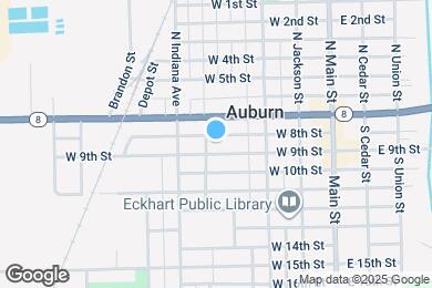 Map image of the property - 334 W 9th St