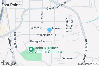 Map image of the property - 1323 E Washington Ave