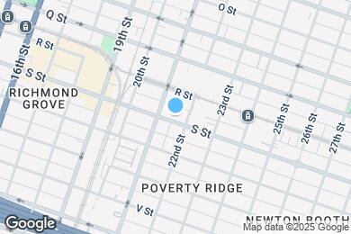 Map image of the property - 1818 22nd St