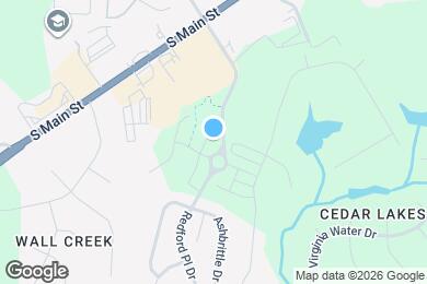 Map image of the property - 206 Redford Pl Dr