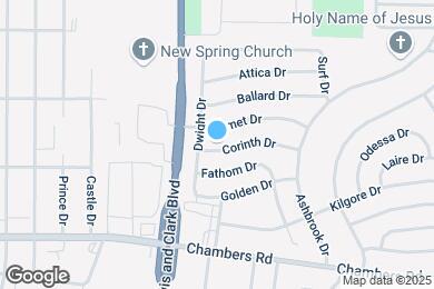 Map image of the property - 1529 Corinth Dr