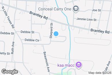 Map image of the property - 1614 Barbara Ann Cir