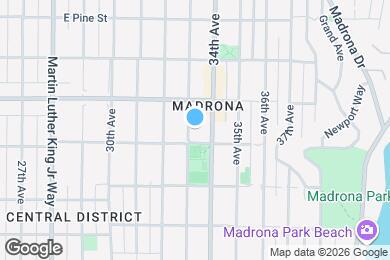 Map image of the property - 1110 33rd Ave