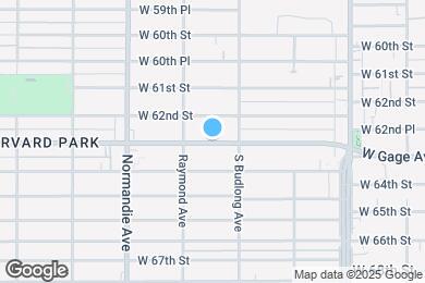 Map image of the property - 1229 W Gage Ave