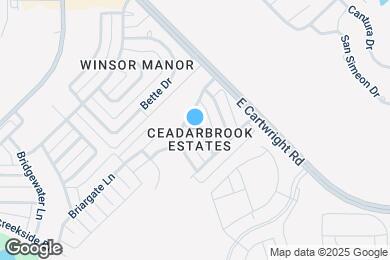 Map image of the property - 1810 Cedar Ridge Dr