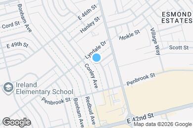Map image of the property - 4345 Ridgedale Ave
