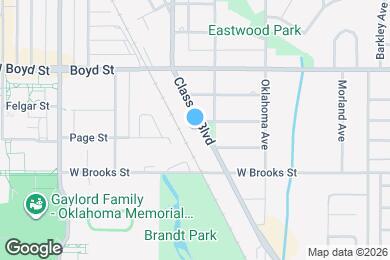 Map image of the property - 1380 Classen Blvd