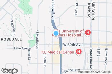 Map image of the property - 3838 Rainbow Blvd