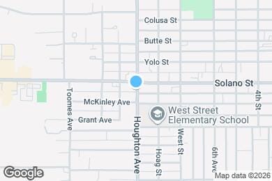 Map image of the property - 1701 Solano St
