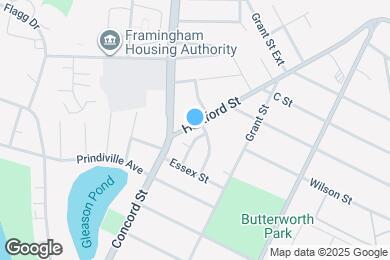 Map image of the property - 25 Hartford St