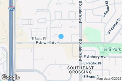 Map image of the property - 14191 E Jewell Ave