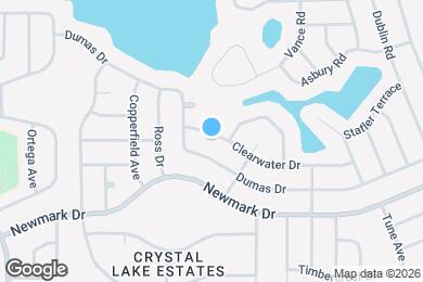 Map image of the property - 2165 Clearwater Dr