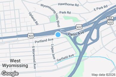 Map image of the property - 1743 Portland Ave