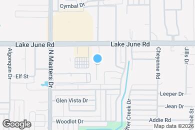 Map image of the property - 10500 Lake June Rd