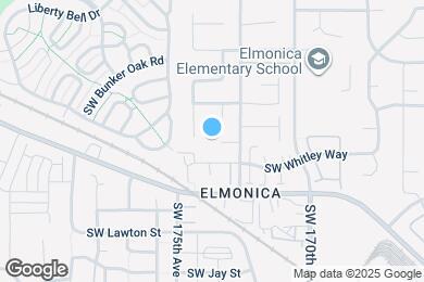 Map image of the property - 17391 SW Pacifica Ct