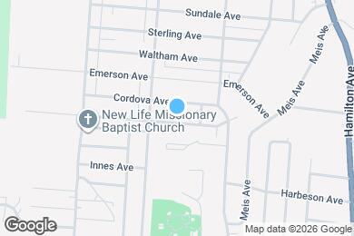 Map image of the property - 1826 Catalpa Ave