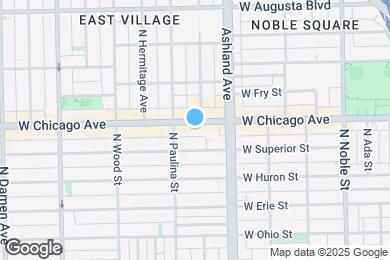 Map image of the property - 1637 W Chicago Ave