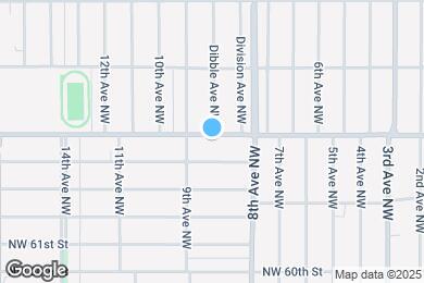 Map image of the property - 839 NW 65th St