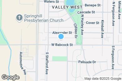 Map image of the property - 4517 W Babcock St