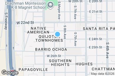 Map image of the property - 260 W 24th St