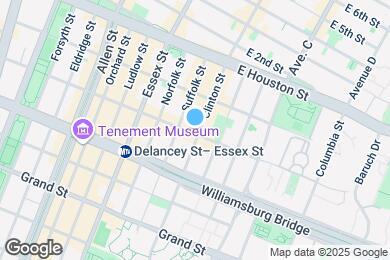 Map image of the property - Rivington & Clinton St.