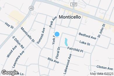 Map image of the property - 29 York Ave