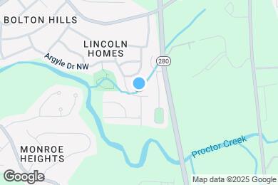 Map image of the property - 2858 Marco Dr NW