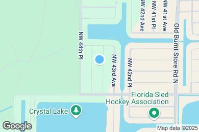 Map image of the property - 3820 NW 43rd Pl