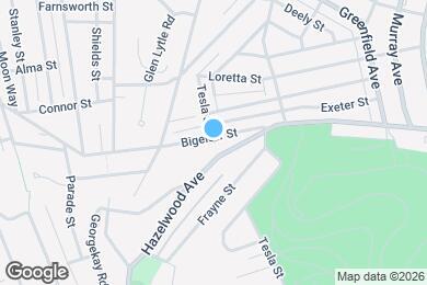 Map image of the property - 604 Bigelow St