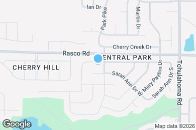 Map image of the property - 1607 Central Trails Dr