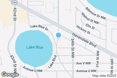 Map image of the property - 2368 Lake Dr NW
