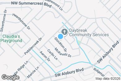 Map image of the property - 1024 Stockton Dr