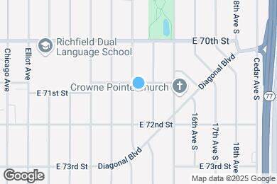 Map image of the property - 7109 14th Ave S